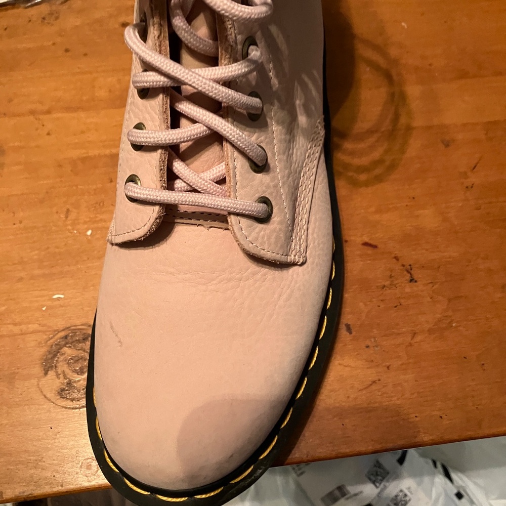 Dr Martens 1460 nubek leather pink boots - Picture 12 of 15